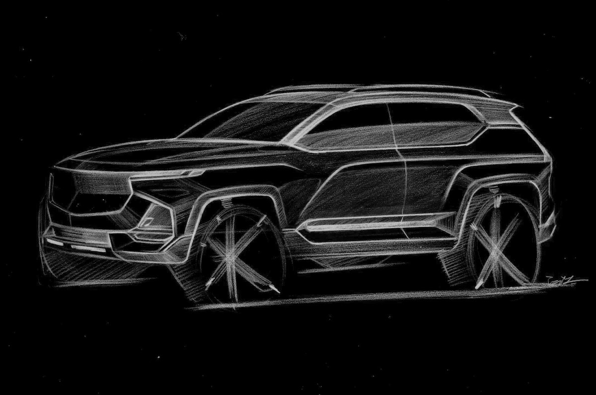 MG Hector facelift front quarter