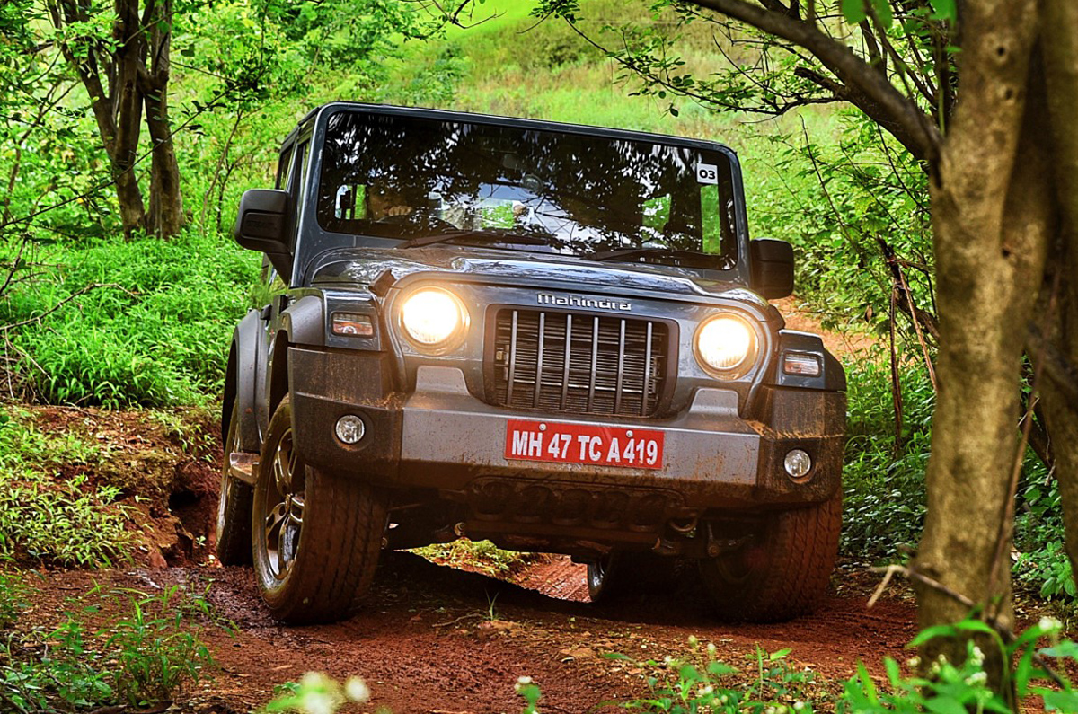 Mahindra Thar front quarter 