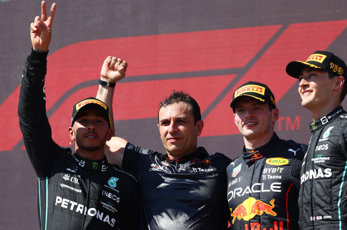 2022 French GP podium