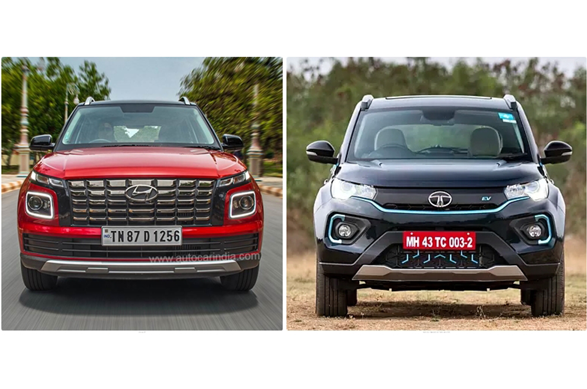 Hyundai Venue vs Tata Nexon EV
