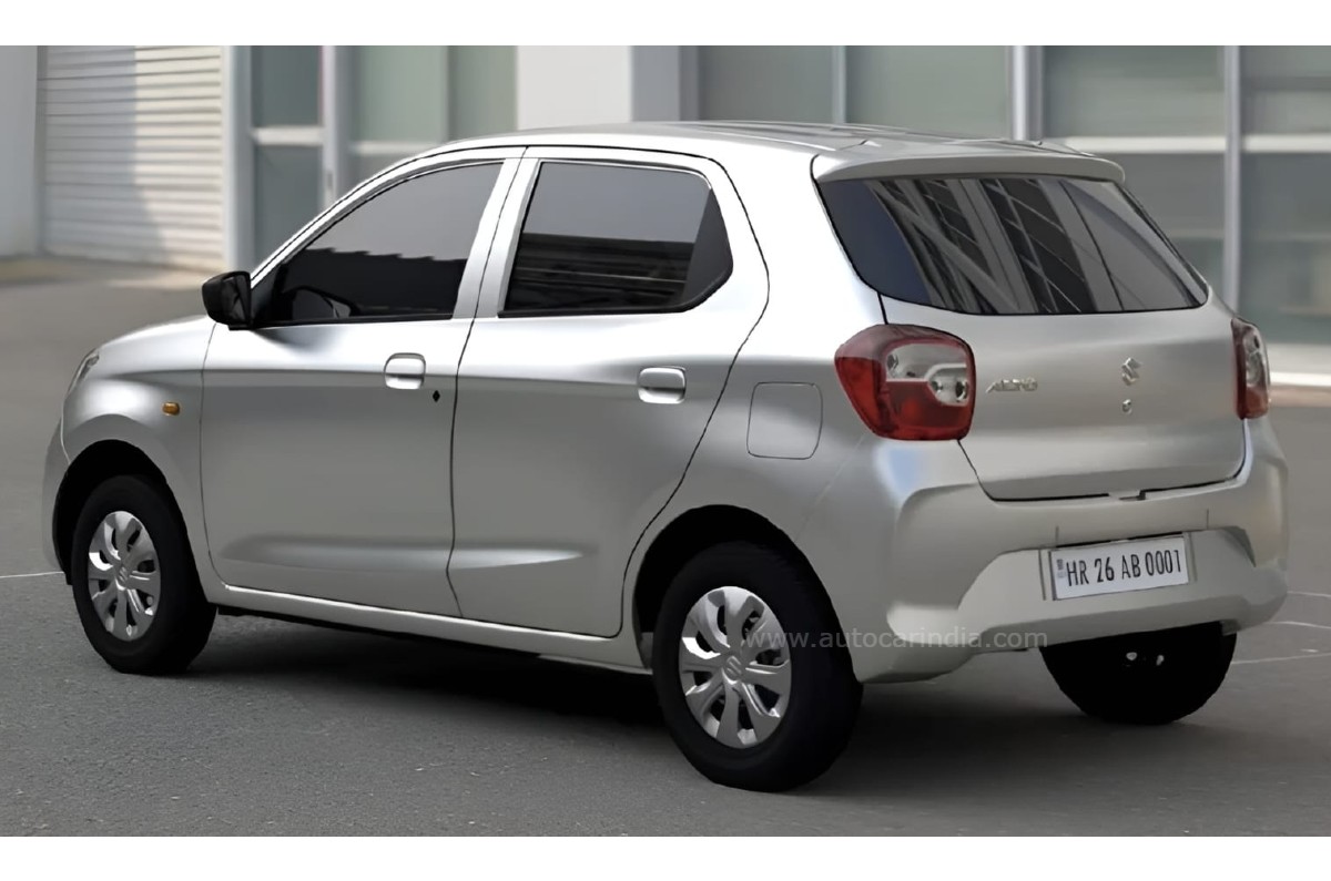New Maruti Suzuki Alto K10 rear quarter