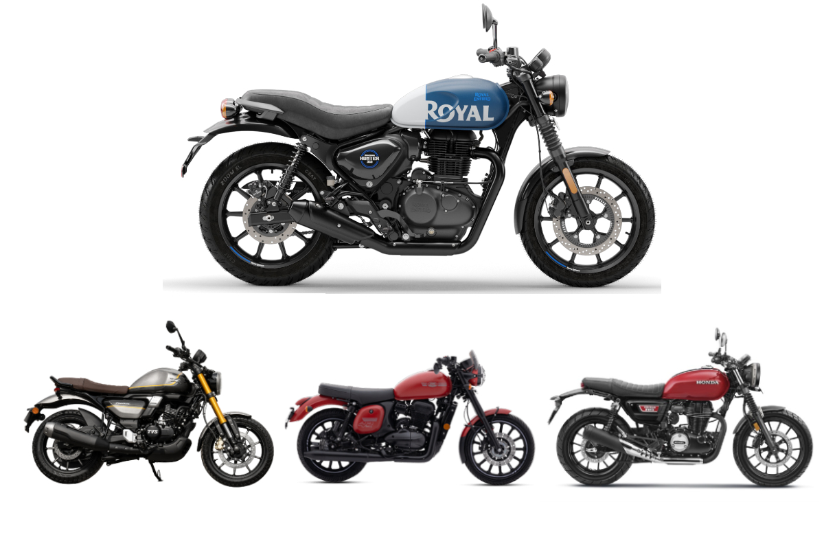 Royal Enfield Hunter 350 vs rivals: specifications compared