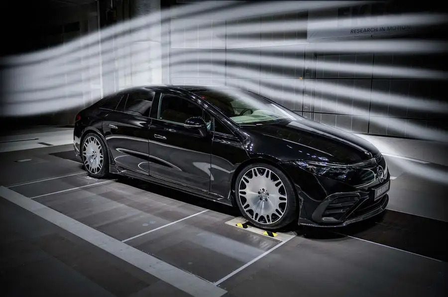 Mercedes-Benz EQS Brabus wind tunnel