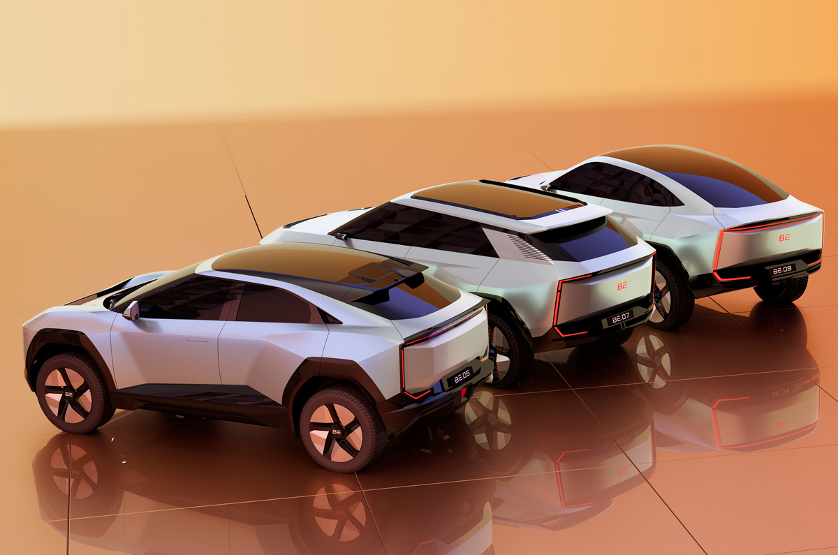 Mahindra BE range of EVs
