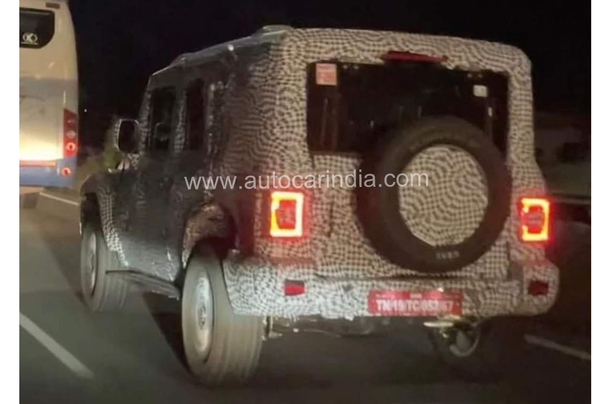 Five-door Mahindra Thar spotted: changes, engine options, rivals, launch