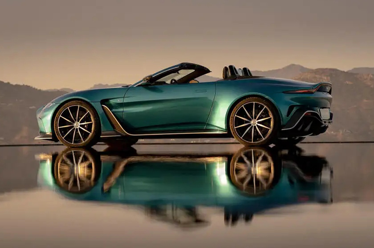 Aston Martin V12 Vantage Roadster side profile
