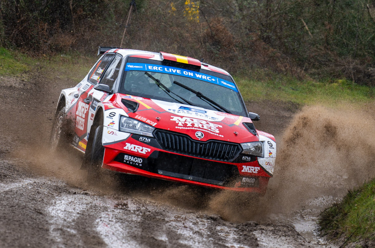 MRF win 2022 European Rally Championship