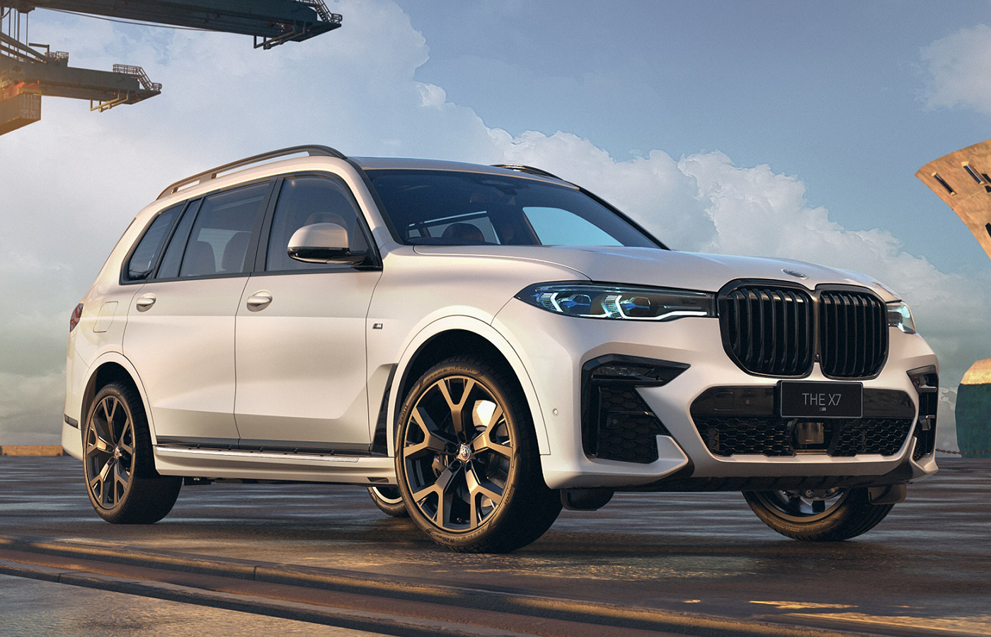 2022 BMW X7 40i M Sport 50 Jahre M Edition front quarter