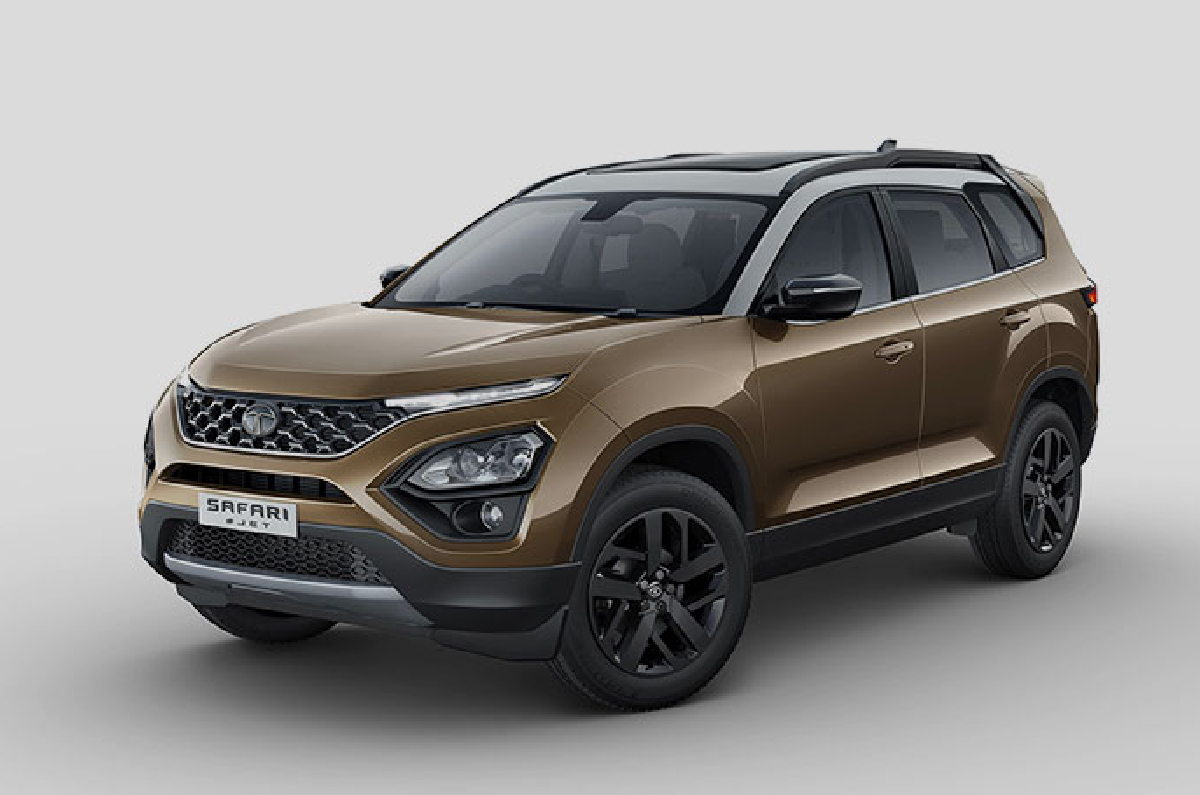Tata Safari Jet Edition front quarter