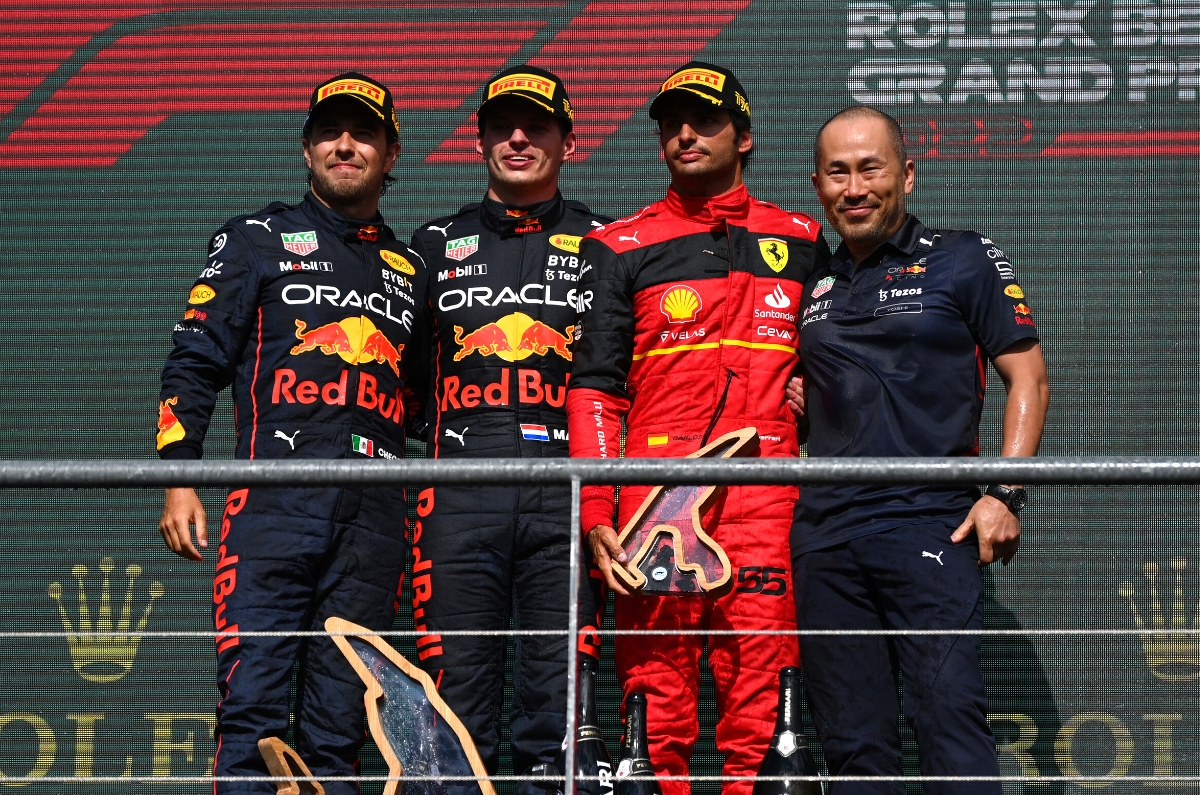 2022 F1 Belgian GP podium