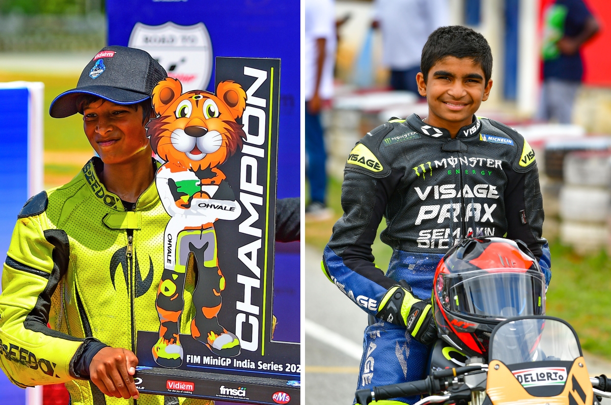 Shreyas Hareesh and Jinendra Kiran Sangave FIM MiniGP India