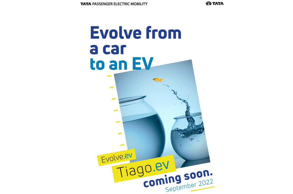 Tata Tiago EV teaser 