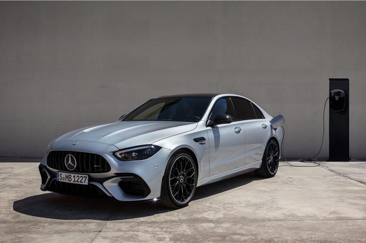 Mercedes-AMG C63 S charging