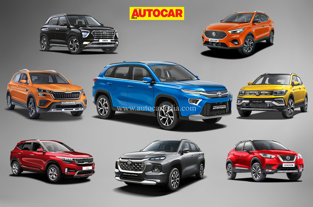 Toyota Urban Cruiser Hyryder vs rivals: specifications comparison 