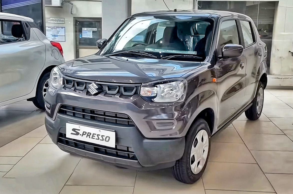 2022 Maruti Suzuki S-Presso front quarter.