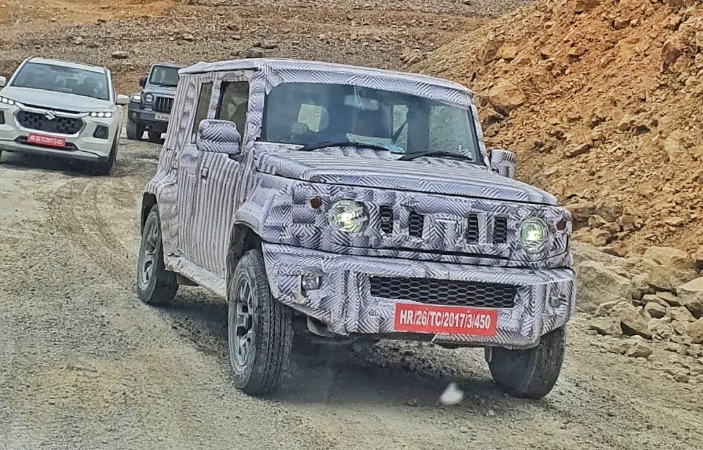 Maruti Suzuki Jimny 5-door front quarter 