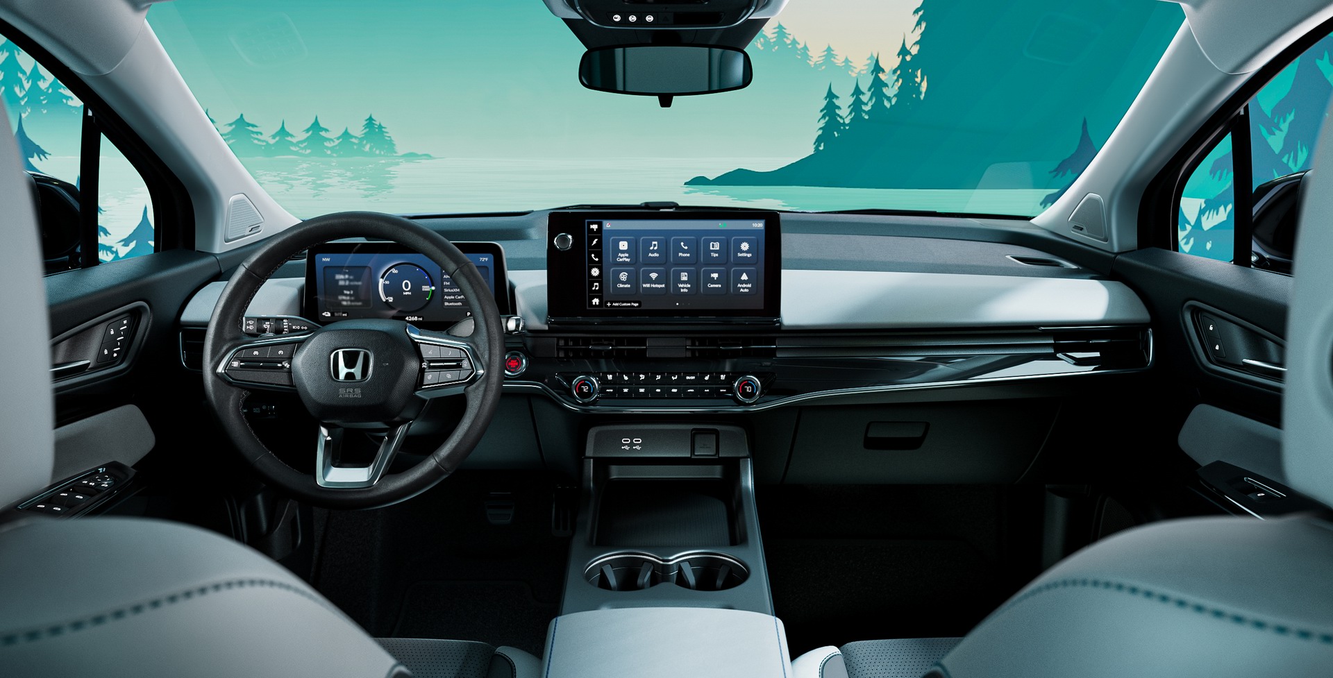 2022 Honda Prologue EV interior.