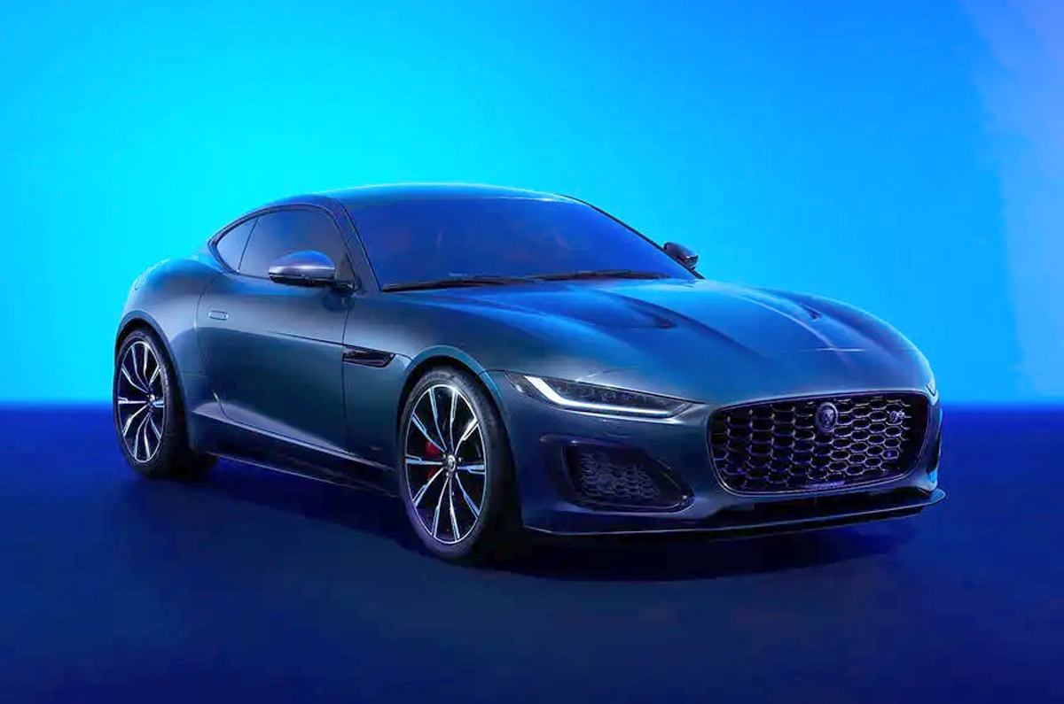 Jaguar F-Type 75 coupe front quarter 