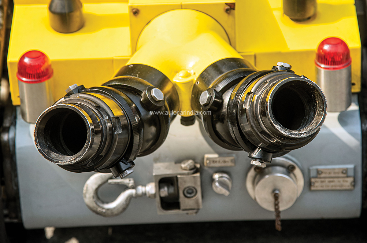 Robofire water inlets