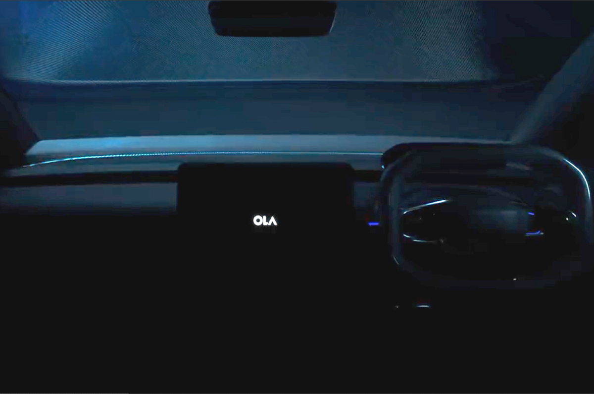 Ola electric SUV interior