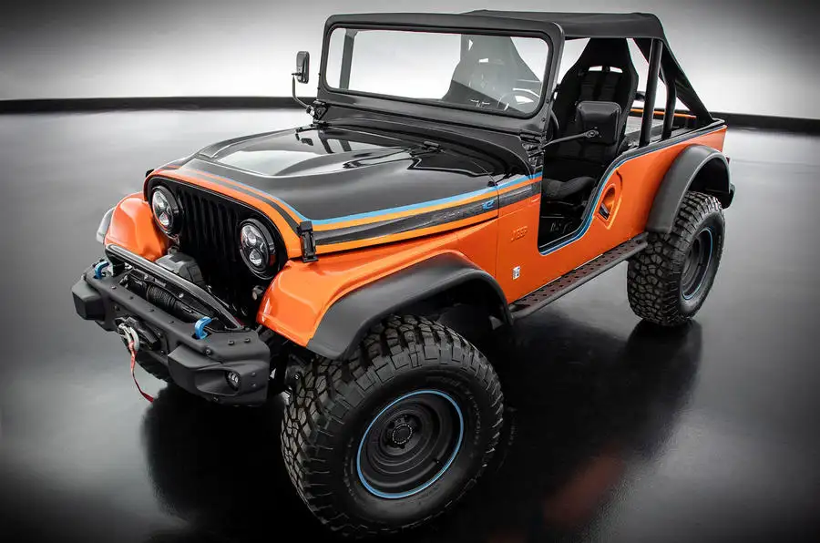 Jeep CJ Surge EV front 