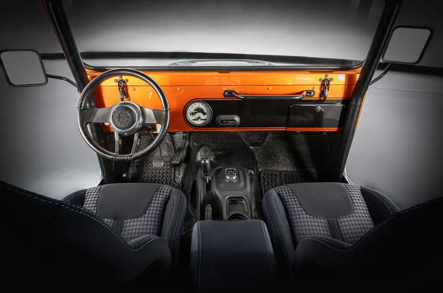 Jeep CJ Surge EV interior 
