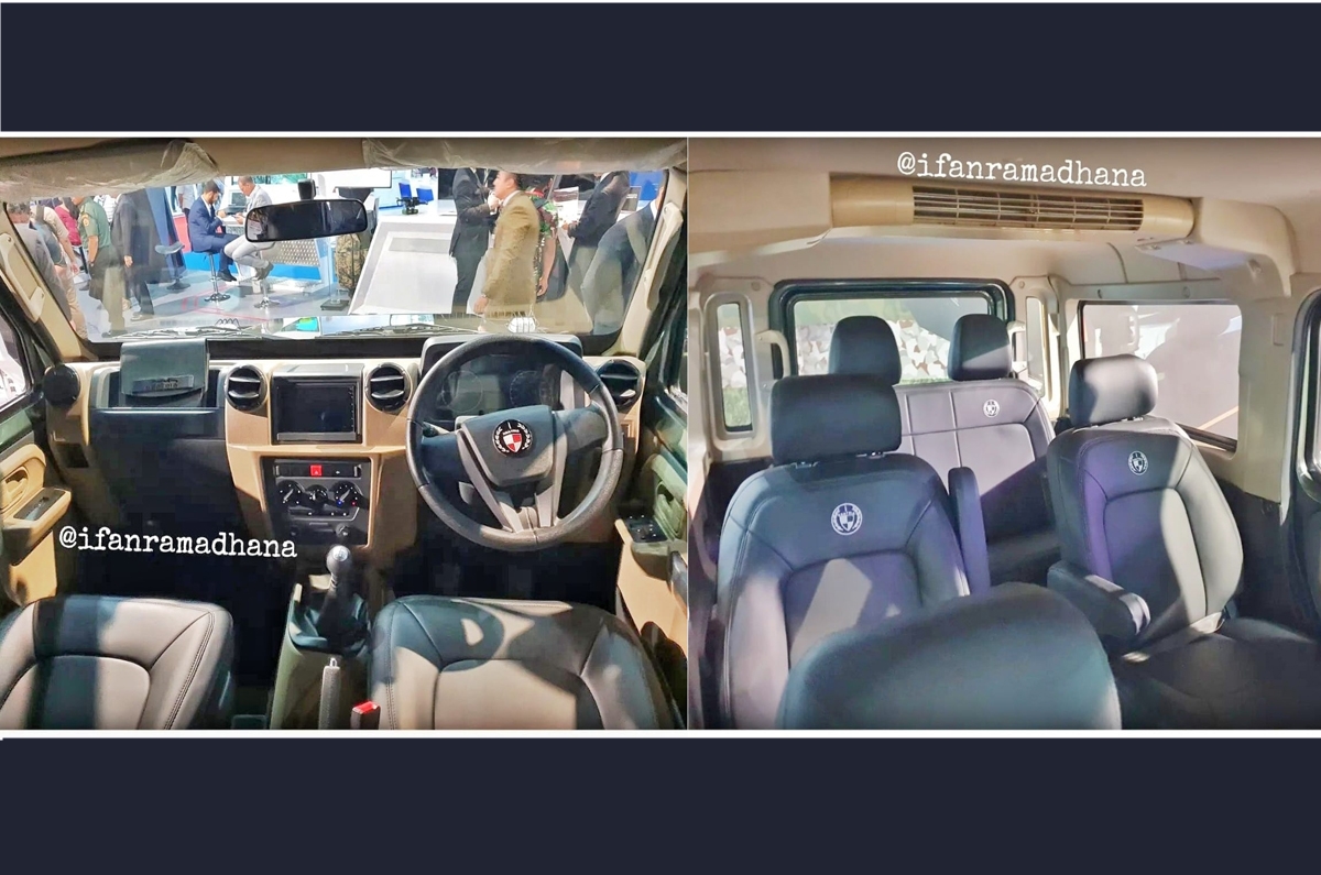 Force Gurkha pick up 5 door interior