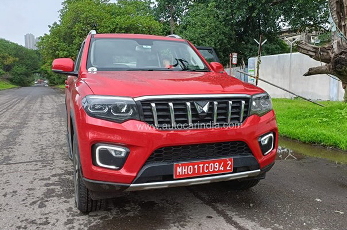 Mahindra Scorpio N front quarter 