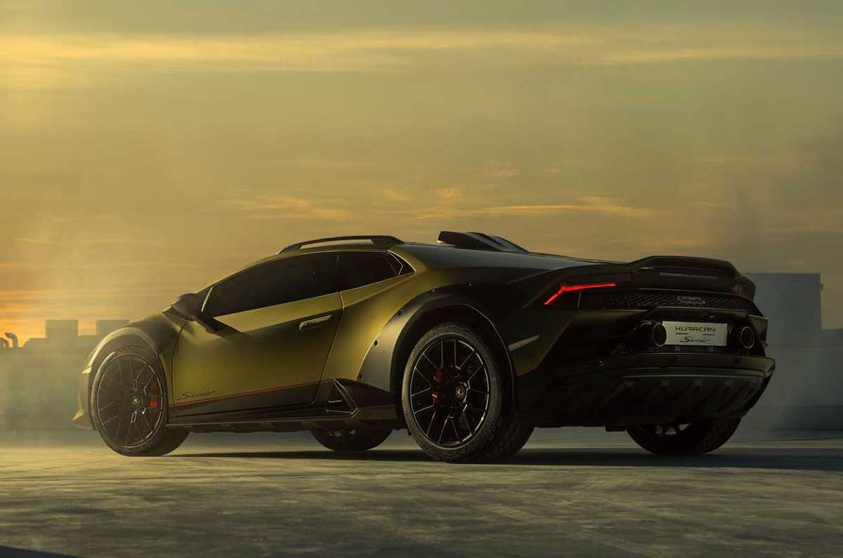 Lamborghini Huracan Sterrato rear quarter 