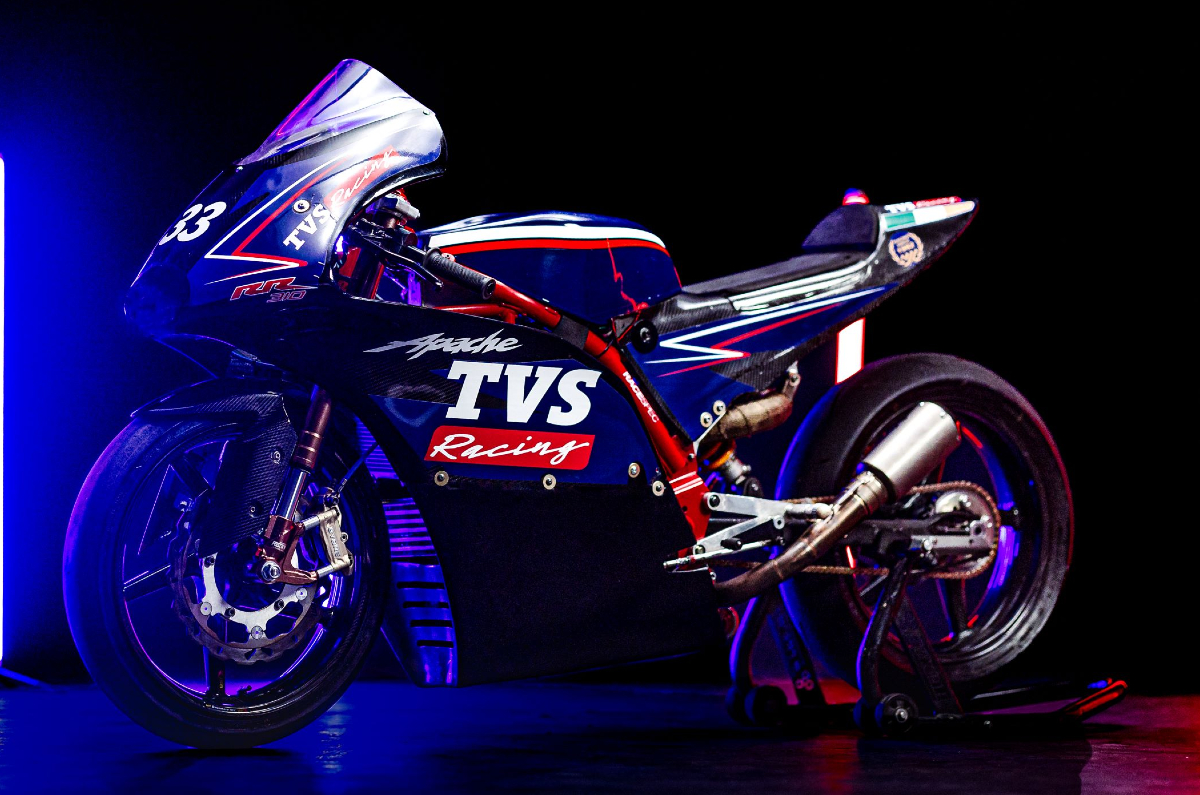 Drag racing-prepped TVS Apache RR 310