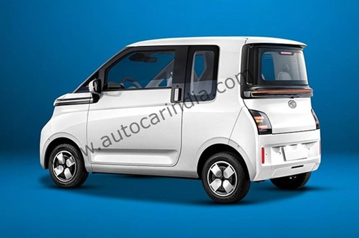 2023 MG Air EV rear quarter.