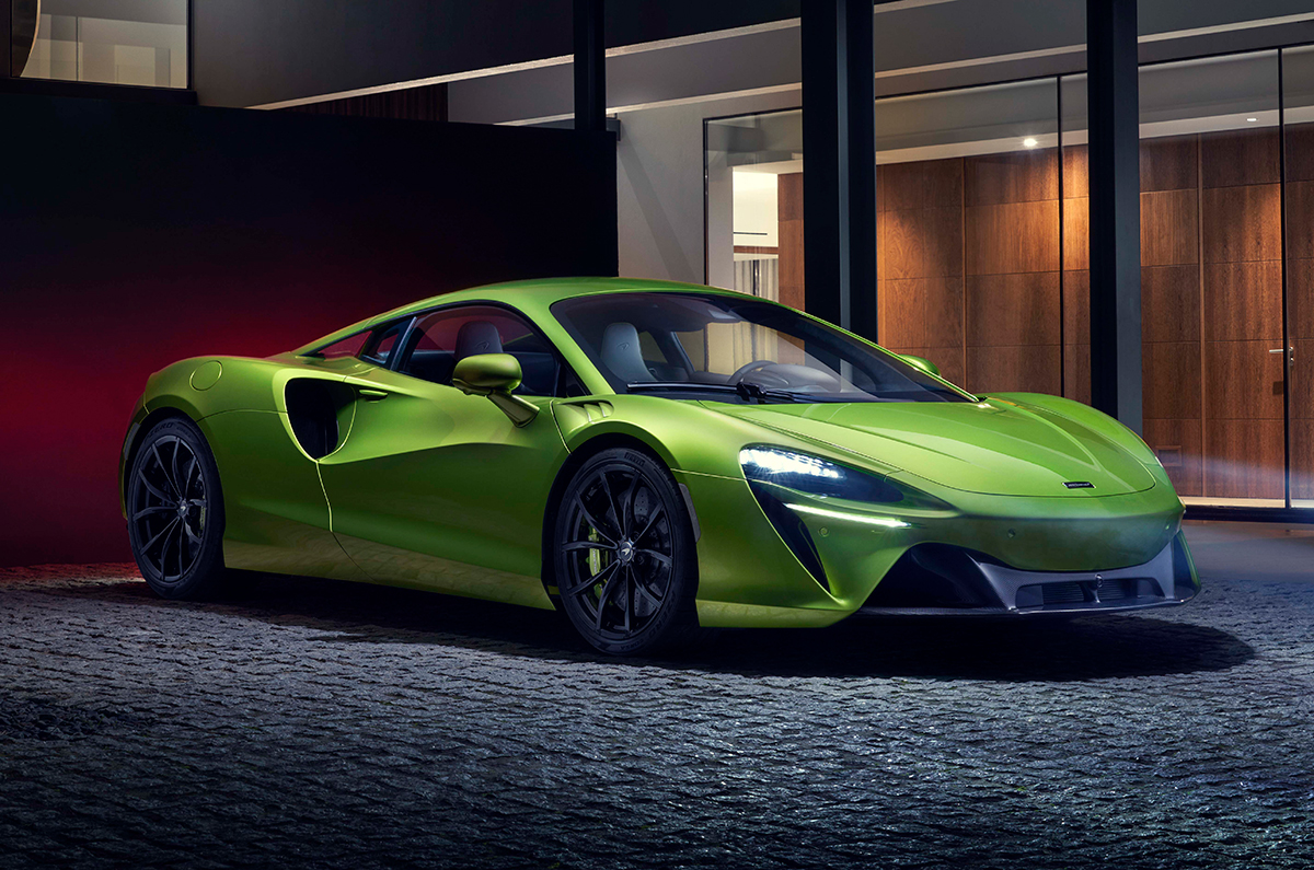 2022 McLaren Artura front quarter.