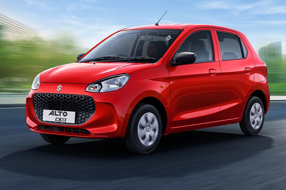 2022 Maruti Suzuki Alto K10 CNG front tracking.
