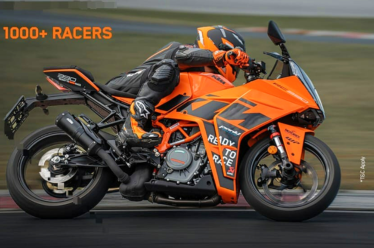 Participants will race the KTM RC 390 GP Edition.