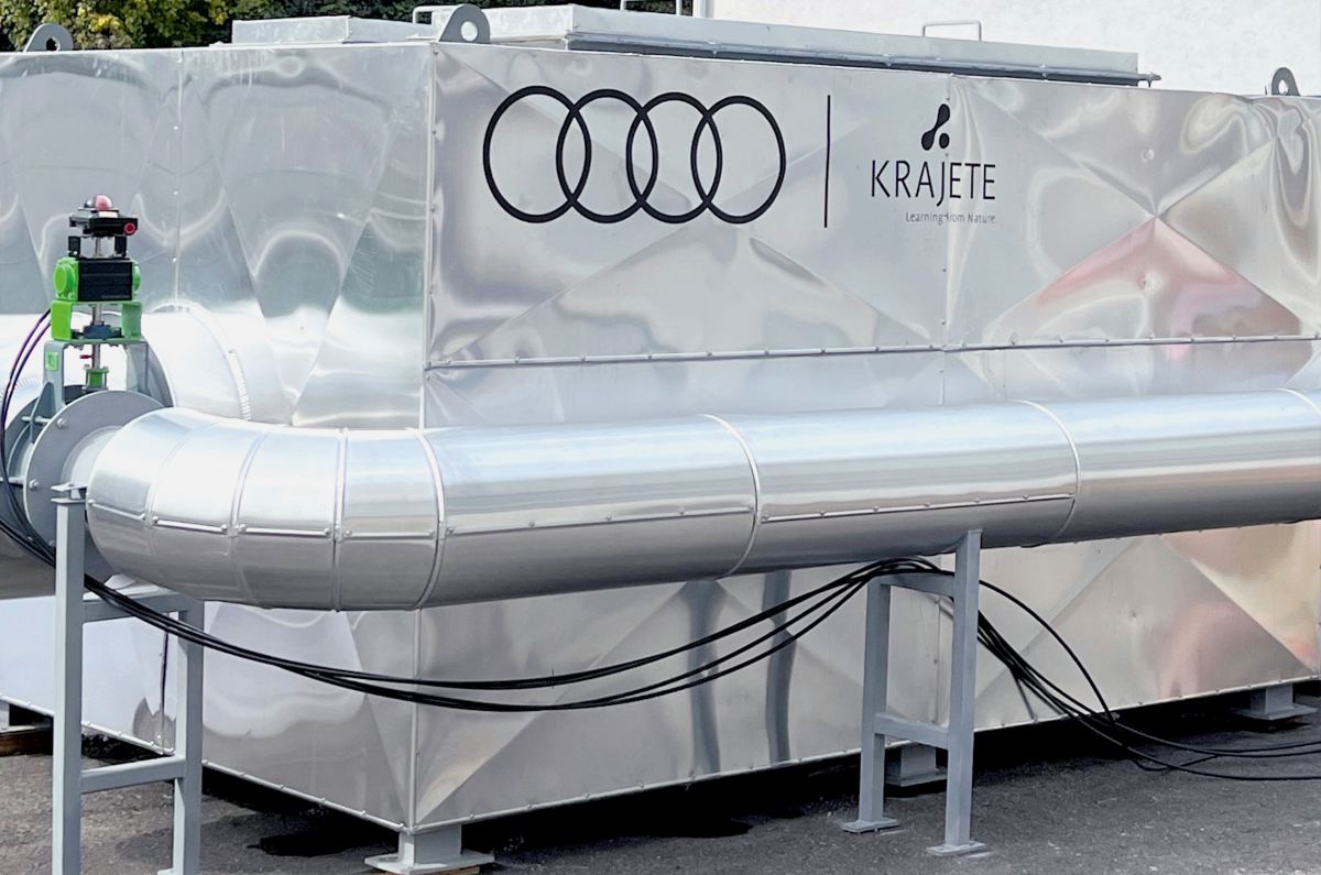 A recently commissioned DAC plant set up by Audi and Krajete is expected to remove 1,000 tonnes of CO2 from the atmosphere per year.