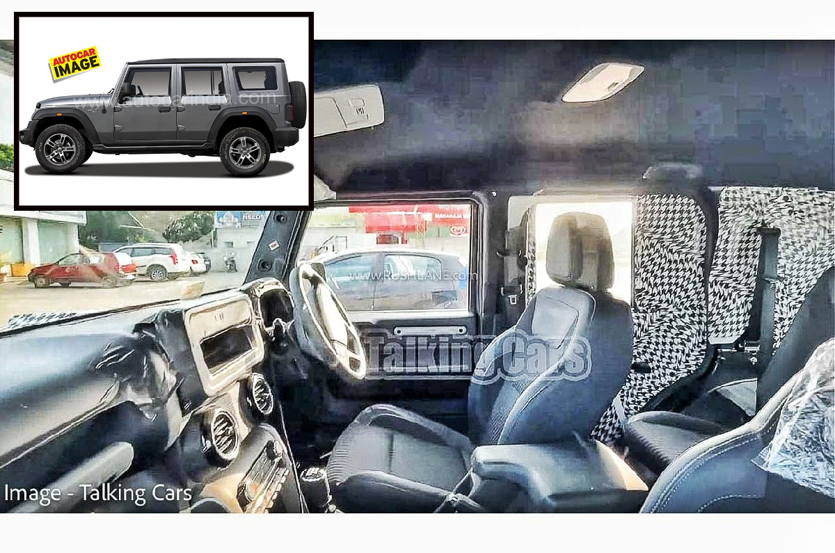 Mahindra Thar 5door interior, features, seating, performance and