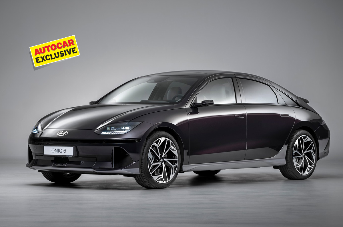 2022 Hyundai Ioniq 6 front quarter.