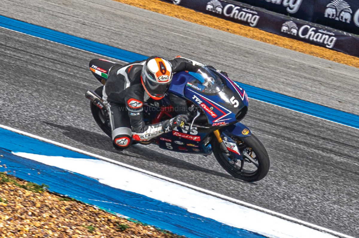 TVS Apache RR310 ARRC race bike feature: power, handling, brakes, tyres, suspension.