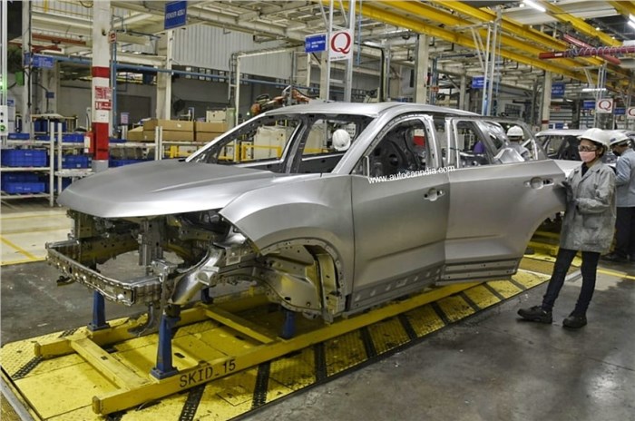 Tata Harrier production