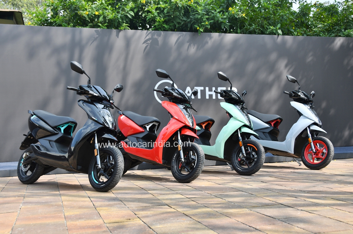 Updated Ather 450X unveiled