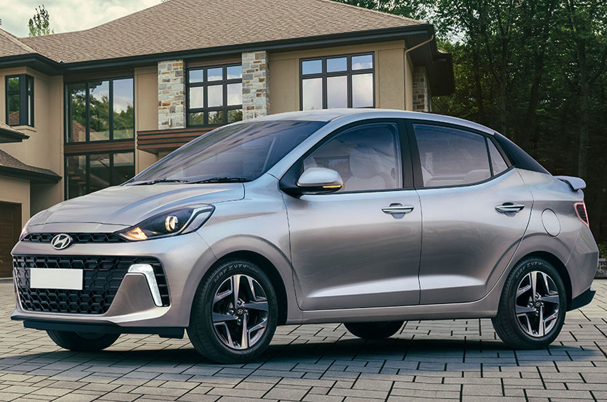 2023 Hyundai Aura facelift front 