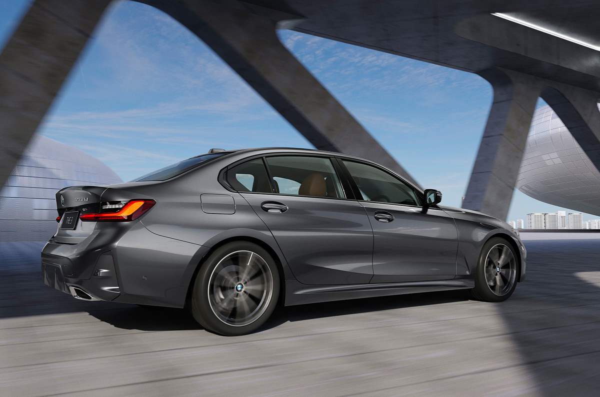 BMW 3 Series Gran Limousine facelift rear quarter 