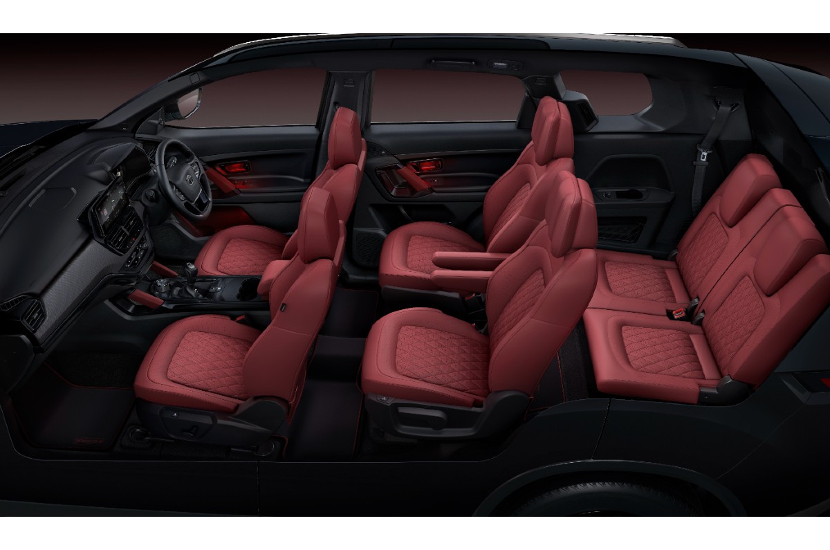 Tata Safari Red Dark Edition Auto Expo 2023 