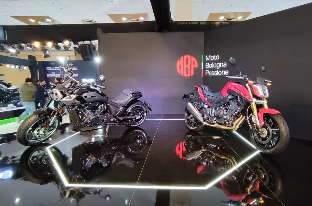 MBP M502N naked bike, C1002V cruiser shown at Auto Expo 2023.