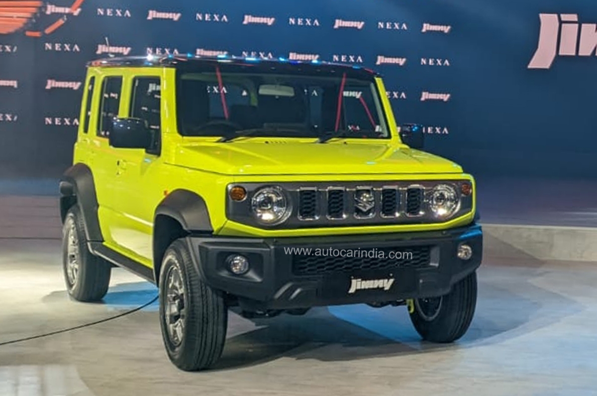 Maruti Jimny 5-door revealed at Auto Expo 2023: design, features