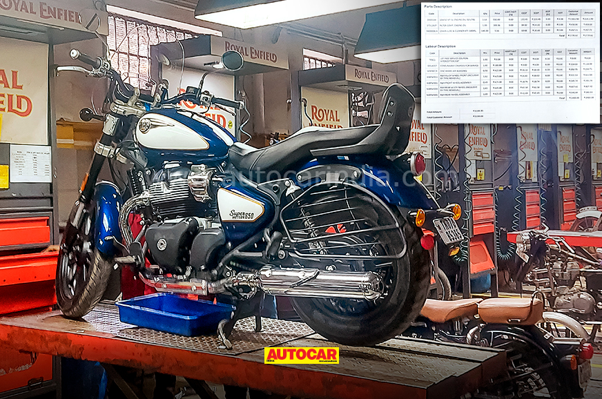 Royal Enfield Super Meteor 650 service cost