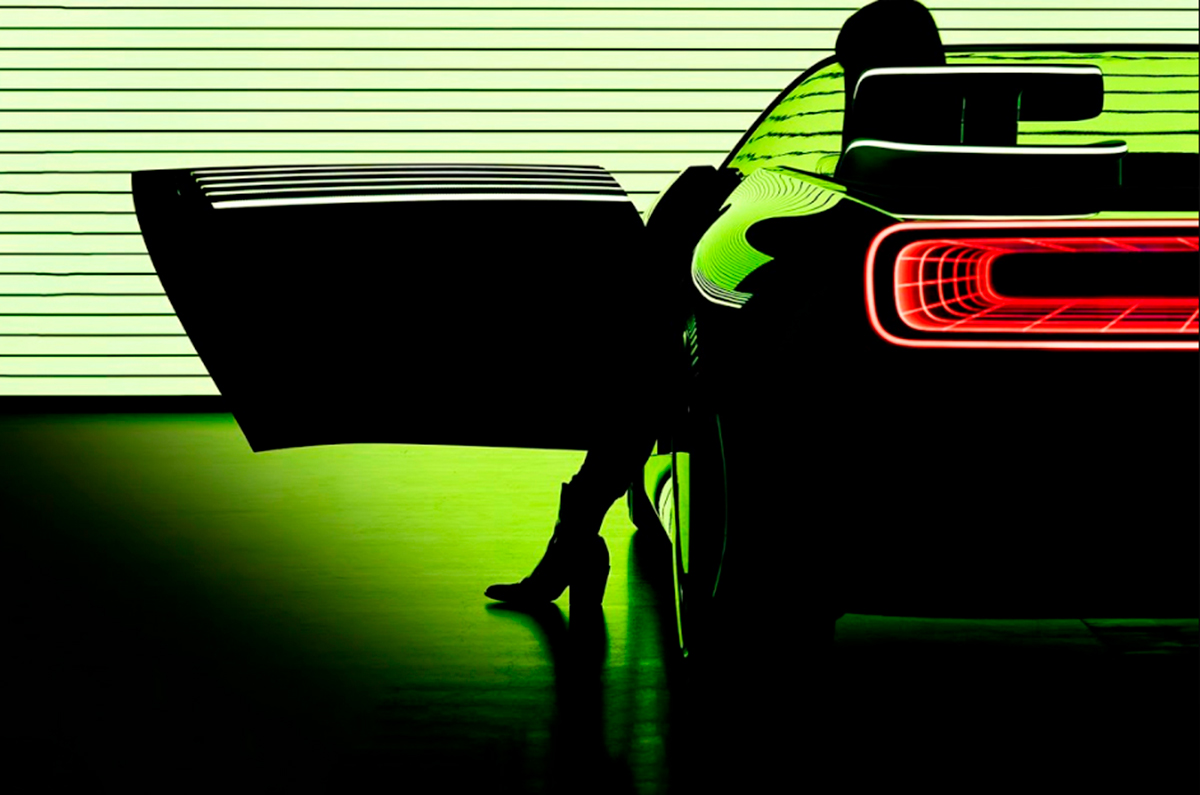 New Nissan electric sportscar concept teaser.