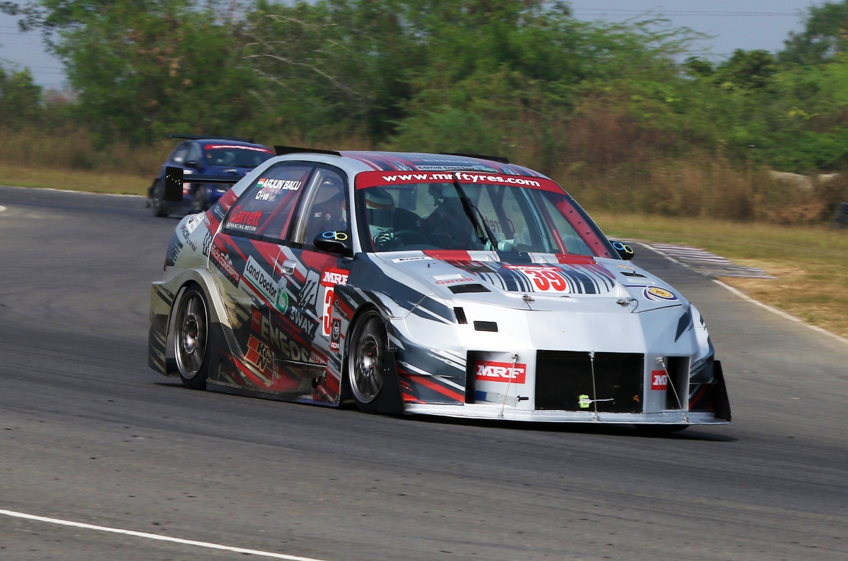 Indian Touring Cars champion Arjun Balu