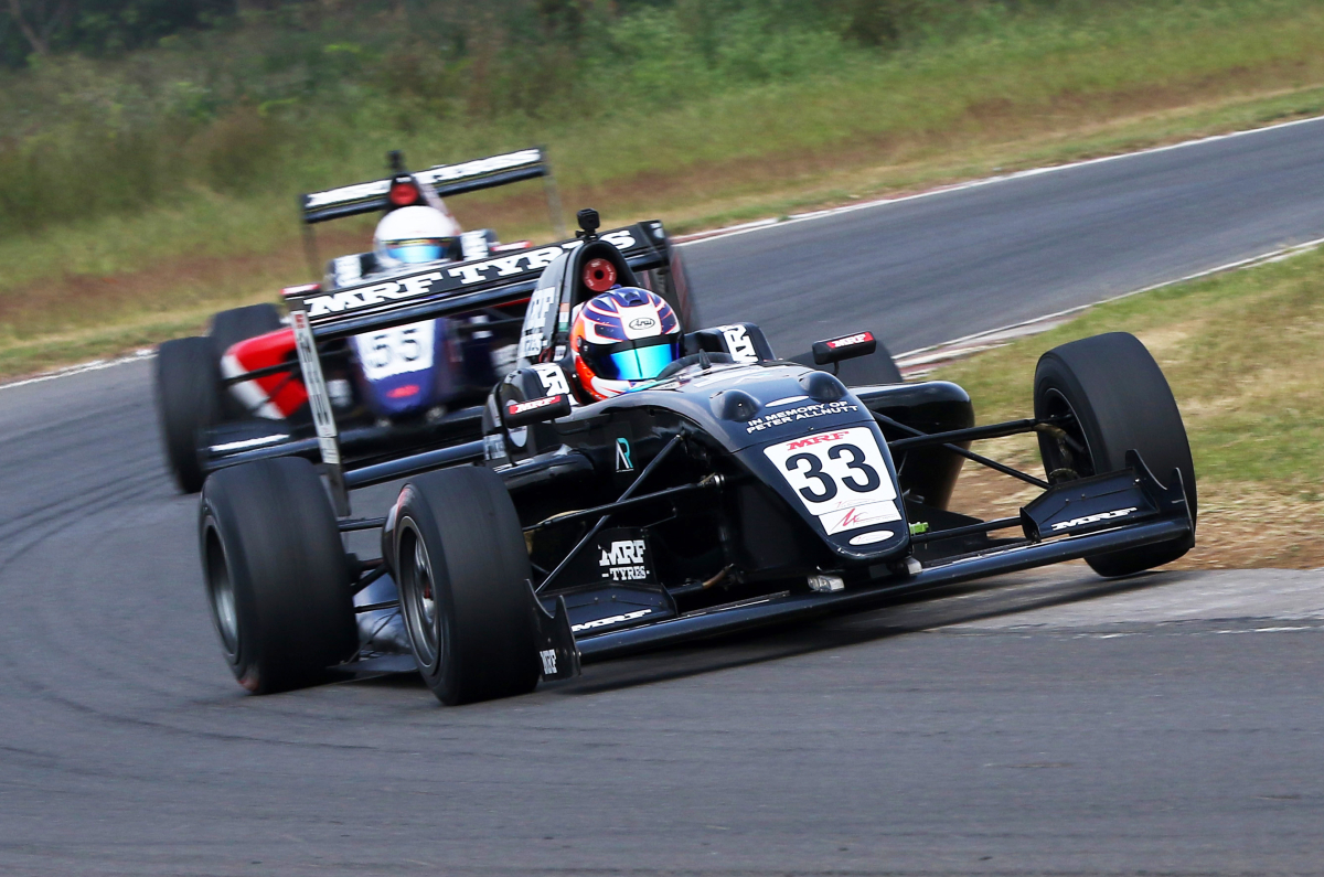 Sai Sanjay MRF F2000 at Madras International Circuit