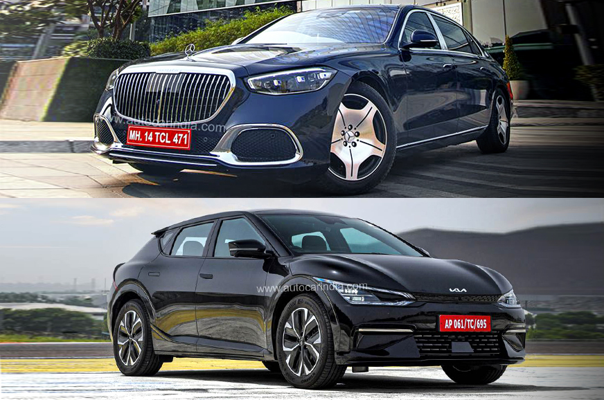 Kia-EV6 and S-Class Maybach 